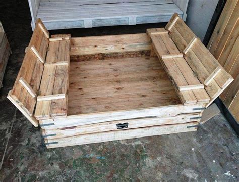 Image result for Sand Box Using Pallets