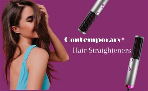 One Step Hair Dryer Straightening Brush & Volumizer, Fast Heating Air ...