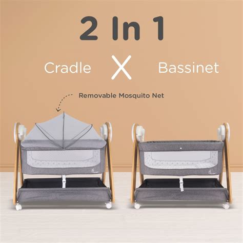 Lullabies Woodsy Baby Cradle - Electric Cradle for Babies