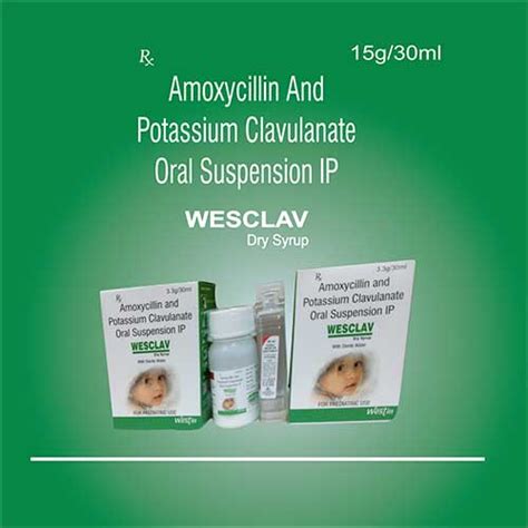 WESCLAV Dry Syrup Westin Pharmaceuticals Pvt. Ltd.