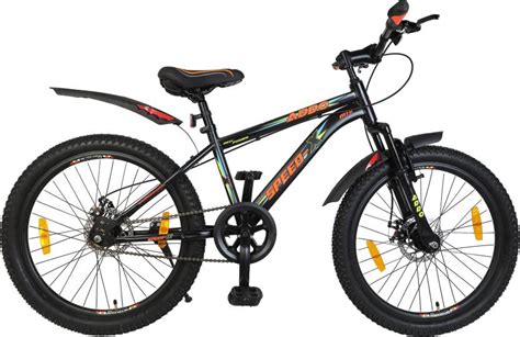 Addo India 24" Speed X Matt Black Steel Frame with Suspension Fork D ...