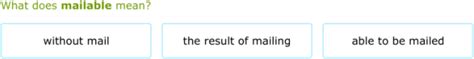 IXL - Determine the meaning of a word with -able or -ment (Class III ...