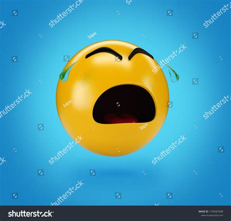 Blue Emoji Crying