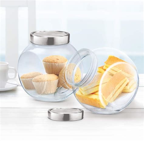 Treo by Milton Eazy Pick Storage Jar/Glass Jar for Home/Glass jar for ...