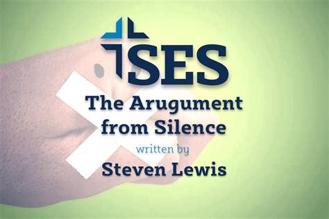 The Argument from Silence