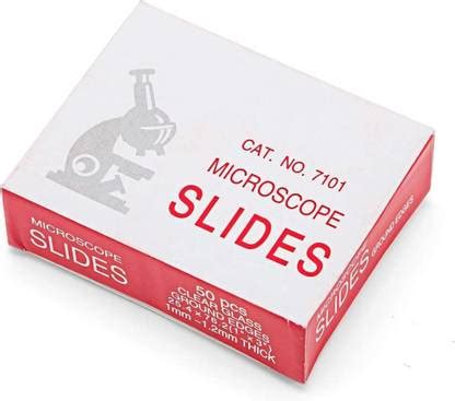 Labzee Microscopic Slide 25x 75 MM Pack of 50 PCS Microscope Slide Box ...