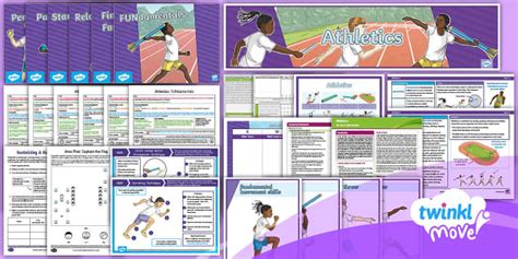 Year 4 Athletics Scheme of Work | PE Planning | Twinkl Move