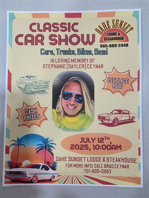 Classic Car Show, 29218 104th St, Pollock, SD, 12 July 2025 | AllEvents