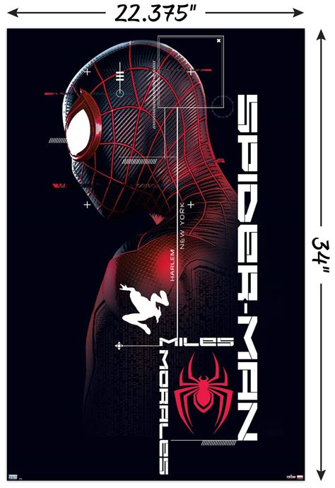 Buy Trends International Marvel's Spider-Man Morales-Miles Wall Poster ...