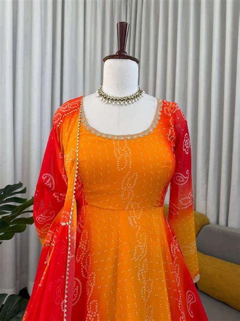 RTC 5916 FANCY ANARKALI STYLE GOWN PANT WITH DUPATTA SET AT BEST PARTY ...