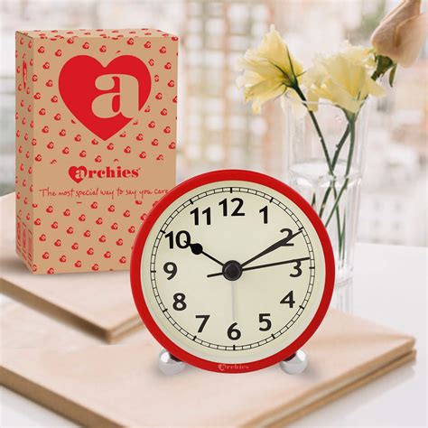 Buy ARCHIES Antique Clock | Analog Table Clocks with Alarm, Desk Top ...