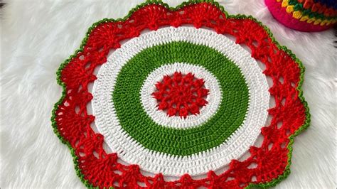 Image result for How to Crochet a Table Mat Using Threads