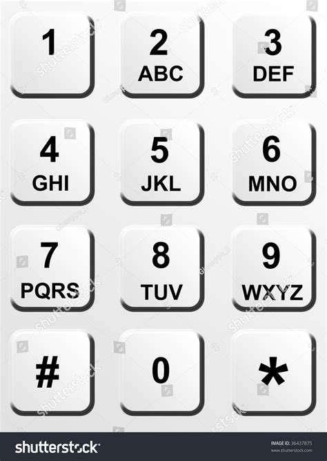 6,299 Phone Pad With Letters Images, Stock Photos & Vectors | Shutterstock