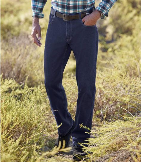 Men's Blue Jeans - Elasticated Waist | Atlas For Men