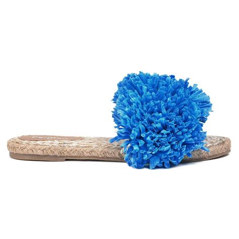 Rhim Jhim Sandals Blue-Open Toes Flats-PariPari Life