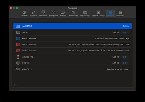 Xcode OS 的图像结果