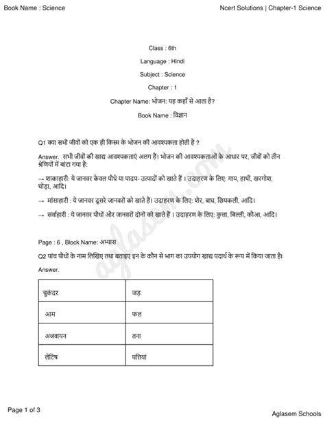 Image result for Class 6 Science Chapter 1 Infinity Learn
