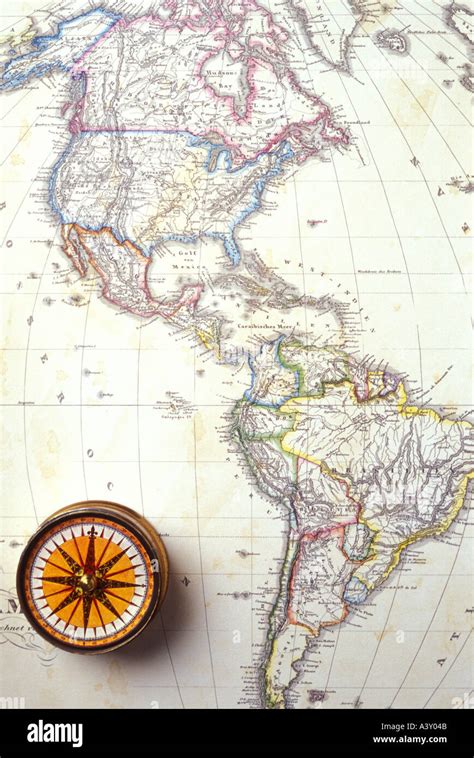 Image result for America Map with Compass