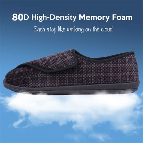 Mens Diabetic Slippers Extra Wide Opening Swollen | Ubuy India