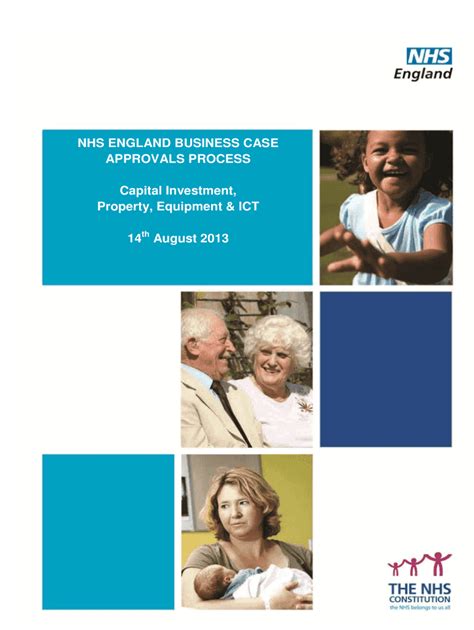Fillable Online NHS ENGLAND BUSINESS CASE Fax Email Print - pdfFiller