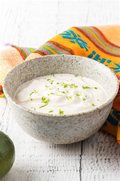 Lime Crema for Your Favorite Mexican Dishes! | Easy Recipes From Home