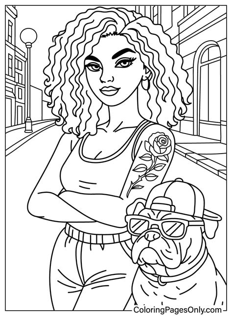 30+ Baddie Coloring Pages - Free Printable PDF & Online Coloring