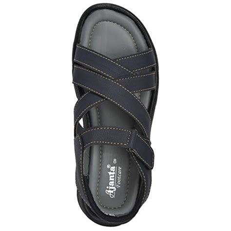 Ajanta Men Dark Blue Outdoor Sandals-10 UK (44 EU) (GB0476) : Amazon.in ...