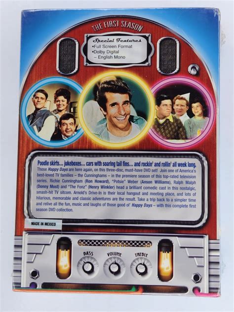 Happy Days Season 1 DVD Set - Complete First Season - Region 1 - New ...