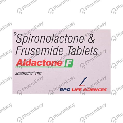 Buy Aldactone F Strip Of 10 Tablets Online at Flat 15% OFF | PharmEasy