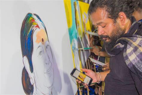 Tribute to Sushma Swaraj, Group Live Painting @Al Nadha Park, Sharjah