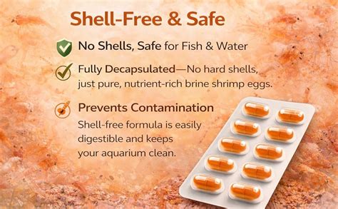 VAYINATO® Peqon Decapsulated Brine Shrimp Eggs (1 Strip – 10 Capsules ...
