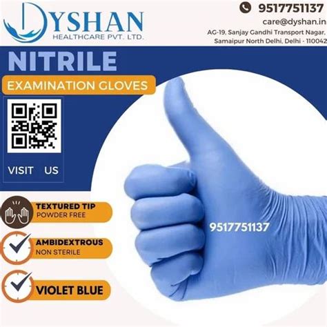 Nitrile Examination Gloves - Disposable Nitrile Examination Glove ...