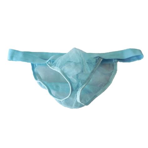 MYADDICTION Men's Sheer Mesh G-string Underwear Bikini T-back Briefs ...