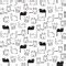 Fabric Timeless Treasures White Cats Nap Time Smitten Kitten by the ...