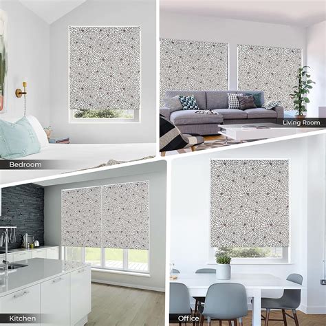 Buy DECO WINDOW Brown Printed Roller Blind - 52x84" from Deco Window at ...