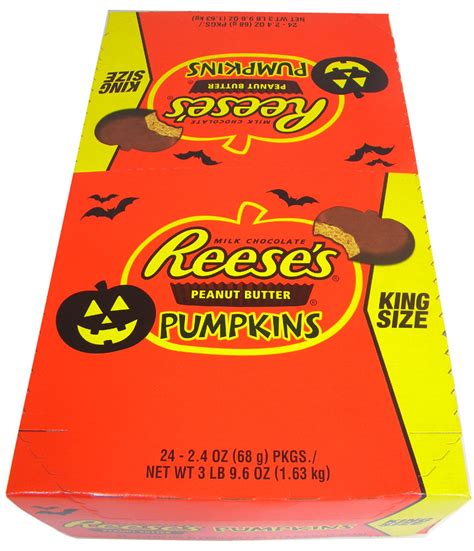 Reese's Peanut Butter Pumpkin King Size 24ct - candyheavenshop.com