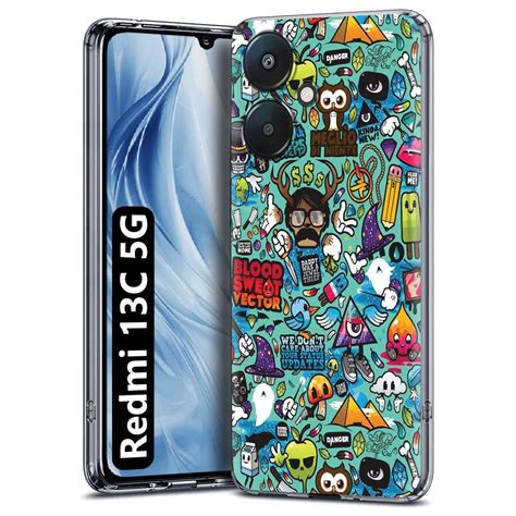 Fashionury Designer Soft Back Cover Case Compatible for Redmi 13C 5G ...