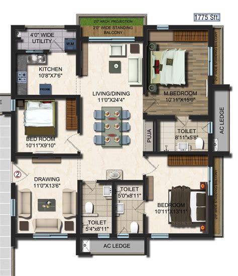 Vajras Jasmine County in Gachibowli, Hyderabad: Price, Brochure, Floor ...