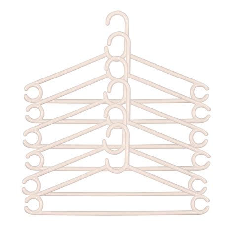 Tech Art Gallery Hub Plastic Clothes Hanger -Set of 12 Pieces (White ...