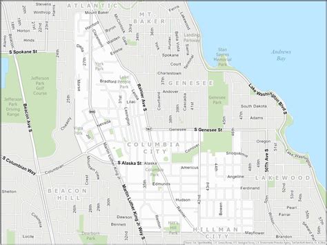 Seattle Area Map 的图像结果