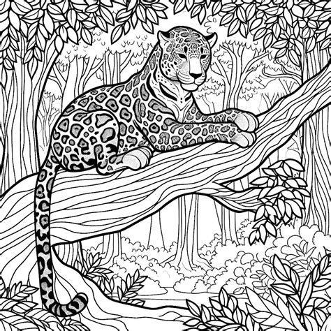 leopard coloring page Lulu Pages