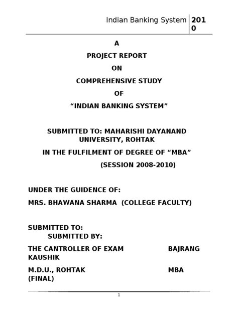 Image result for Banking Introduction Project PDF