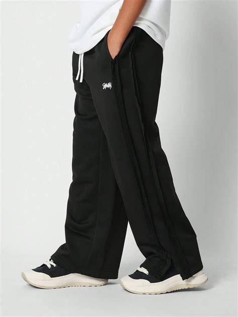 SUMWON Jogging à jambe large avec détail de couture pour ...