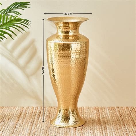 Buy Corsica Colossal Jace Metal Trophy Floor Vase from Corsica by Home ...