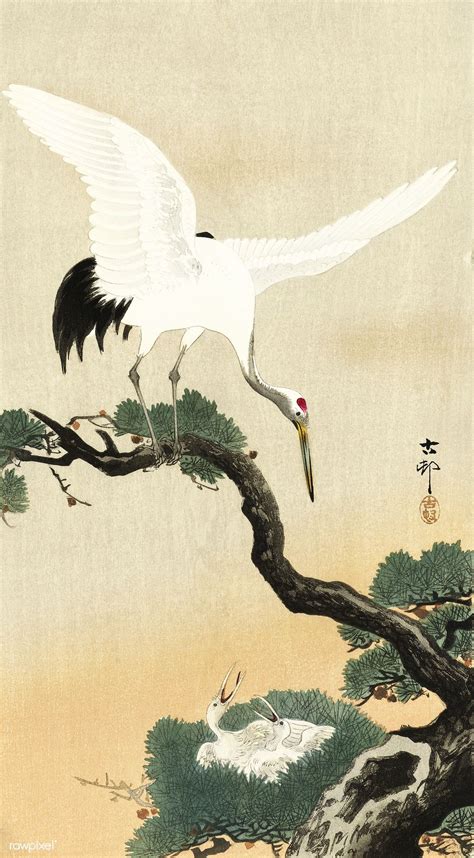 Japanese Crane Artwork at Marilyn Millender blog