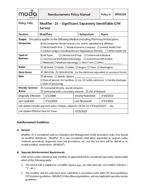 Image result for Modifier 25 Description