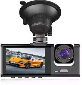 Super Dash Cam Front & Rear Inside 3 Channels Dash Camara For Car WDR ...
