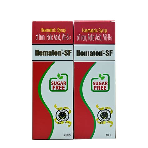 HEMATON SF (Pack of Two) – Aurio Pharma Laboratories Pvt. Ltd.