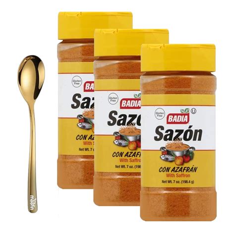 Badia Seasoning, 7 oz - Premium Sazon Seasoning with Saffron Spice ...