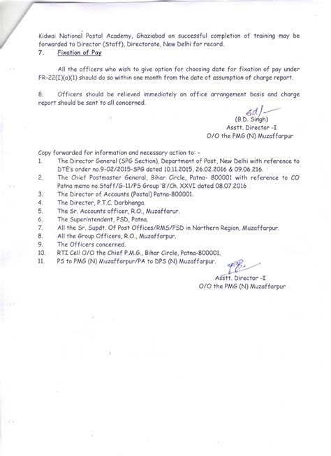 Transfer/Posting Orders of Group-B Officers in Bihar Circle